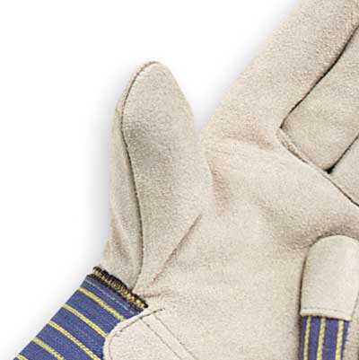 Leather Gloves, Gauntlet Cuff, XL, PR
