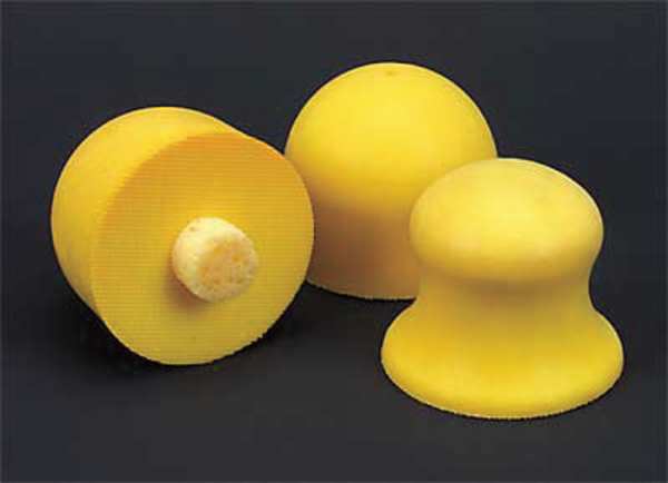 Center Water Feed Disc Hand Pad, 3In, PK10