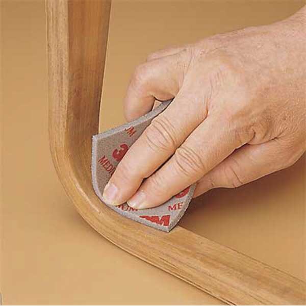 Sanding Sponge, 5-1/2x4-1/2x1/4In, PK120