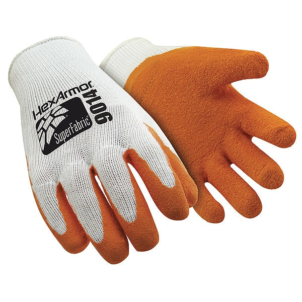 Cut Resistant Coated Gloves, A9 Cut Level, Natural Rubber Latex, S, 1 PR