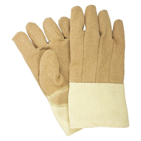 Heat Resist Gloves, Brown, PBI/Kevlar, PR