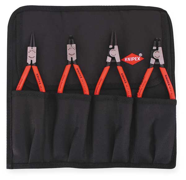 Retaining Ring Plier Set, 0, 90 Deg, 4 pcs.