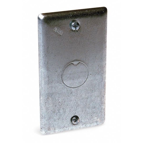 Electrical Box Cover, Square, KO Centered