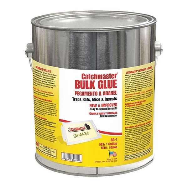 Bulk Rodent Trap Glue, Rodent and Insect Adhesives for Glue Traps, 128 oz Wt,