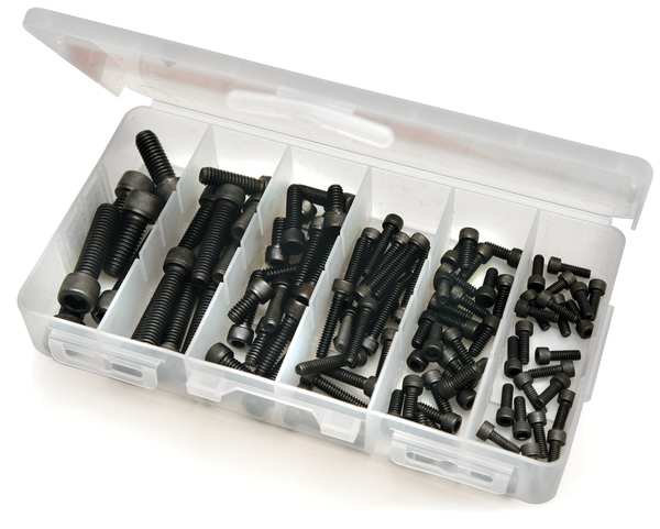 Socket Head Cap Screw Assortment, Alloy Steel, Black Oxide Finish