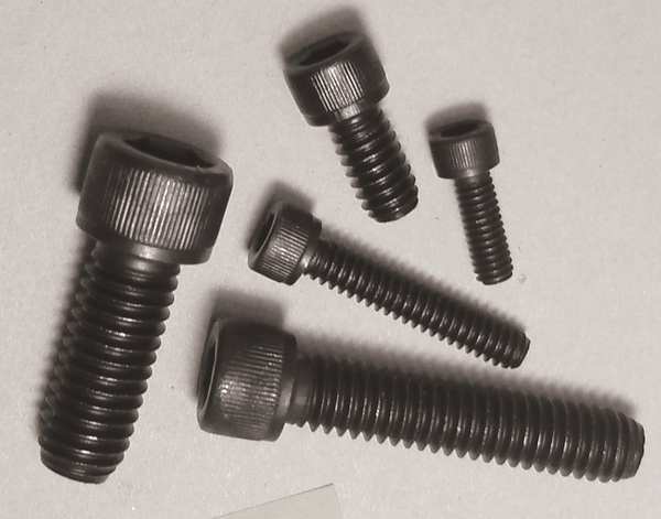 Socket Head Cap Screw Assortment, Alloy Steel, Black Oxide Finish