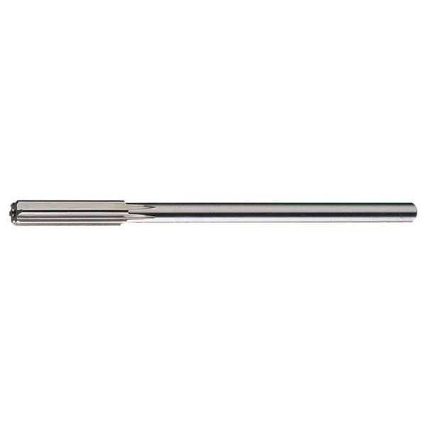 Chucking Reamer, 27/64 In., 6 Flute, HSS