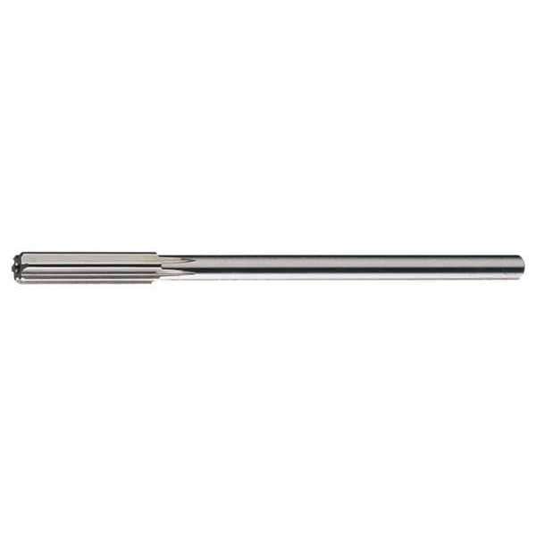 Chucking Reamer, 21/64 In., 6 Flute, HSS