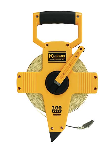 100 ft/30m Engineer's Tape Measure, 1/2 in Blade