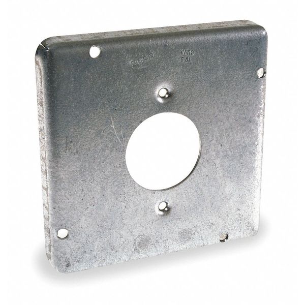 Electrical Box Cover, 20A Receptacle, 1/8