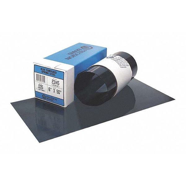Shim Stock, Sheet, Blue Steel, 0.032 In, PK2