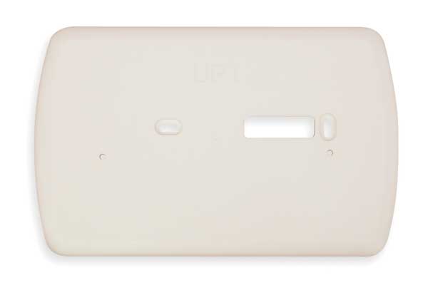Wallplate, Plastic, White, For White Rodgers Comfort Set 80 Series