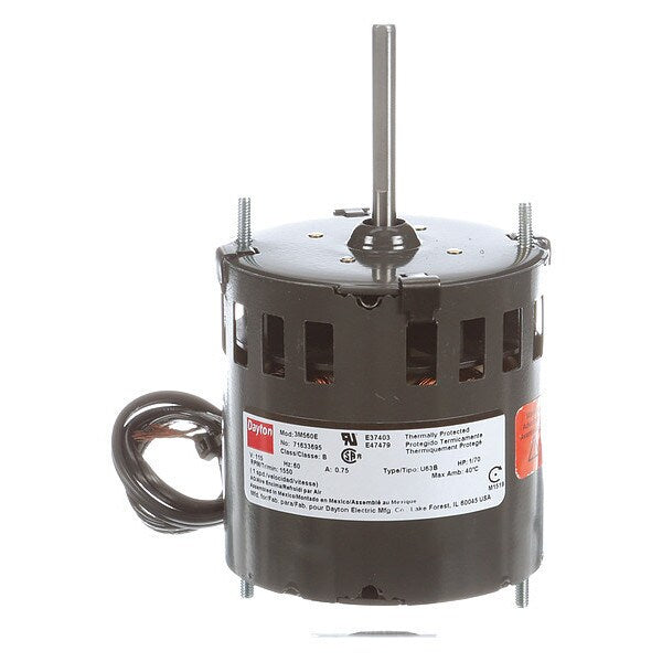 HVAC Motor, 1/70 HP, 1550 rpm, 115V, 3.3