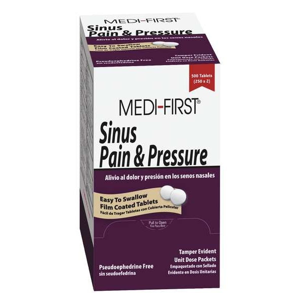 Sinus Pain and Pressure, Tablet, PK250
