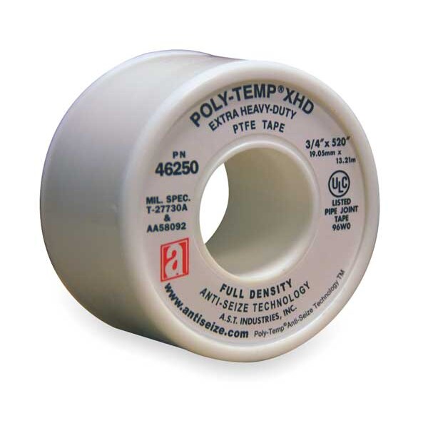 Thread Sealant Tape, 3/4 In. W, 520 In. L