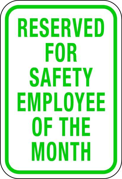 Employee Parking Sign, 18
