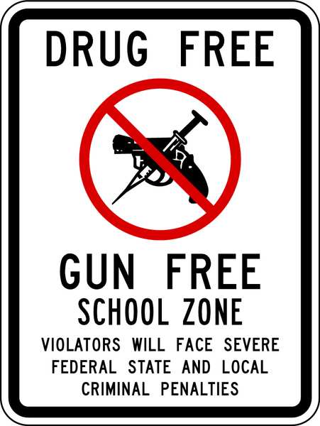 School Zone Sign, 18 in H, 12 in W, Aluminum, Vertical Rectangle, English, DF-026-12DA