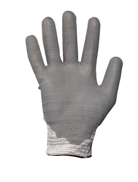 Cut Resistant Coated Gloves, 3 Cut Level, Polyurethane, S, 1 PR