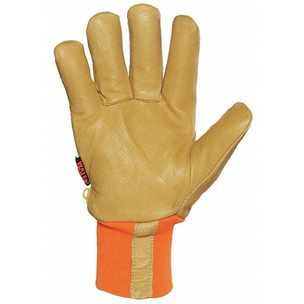 Hi-Vis Cold Protection Gloves, HeatKeep Lining, M