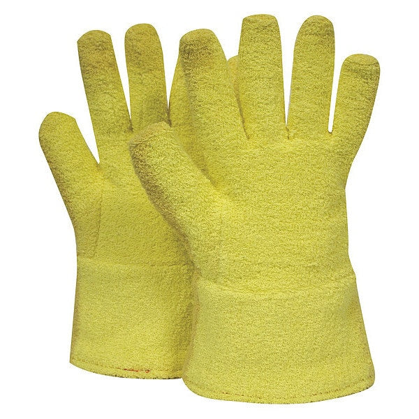 Heat Resist. Gloves, Yellow, Univ., PR