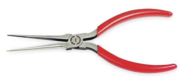 6 5/32 in Proto Needle Nose Plier Plastisol Grip Handle