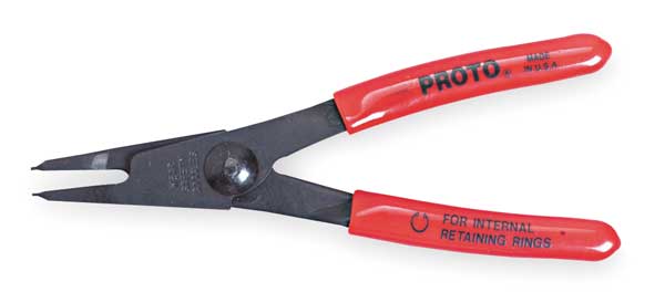 Retaining Ring Pliers, 0.025 In Tip, 0 Deg