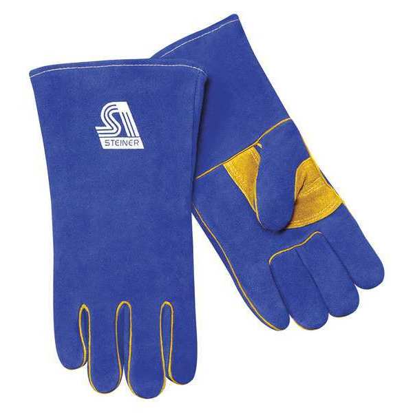 Stick Welding Gloves, Cowhide Palm, M, PR