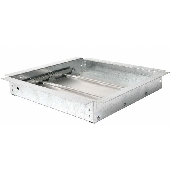 Damper, Roof Mount, Exh Only, 11 1/2 Sq