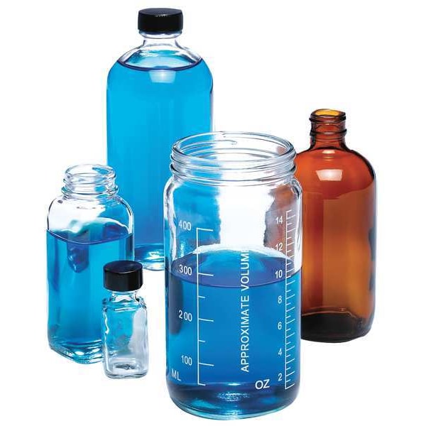 Square Bottle, 72mm H, Taper-Seal, PK280