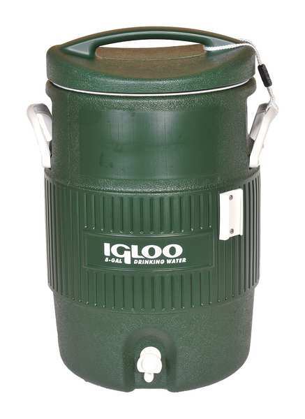 Beverage Cooler, 5 gal., Green