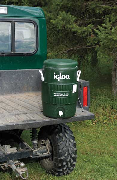Beverage Cooler, 5 gal., Green
