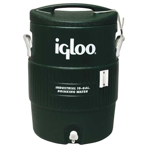 Beverage Cooler, 10 gal., Green