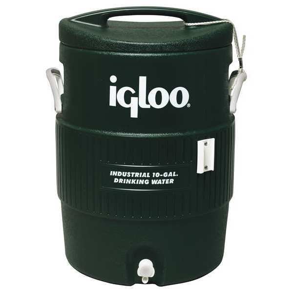 Beverage Cooler, 10 gal., Green