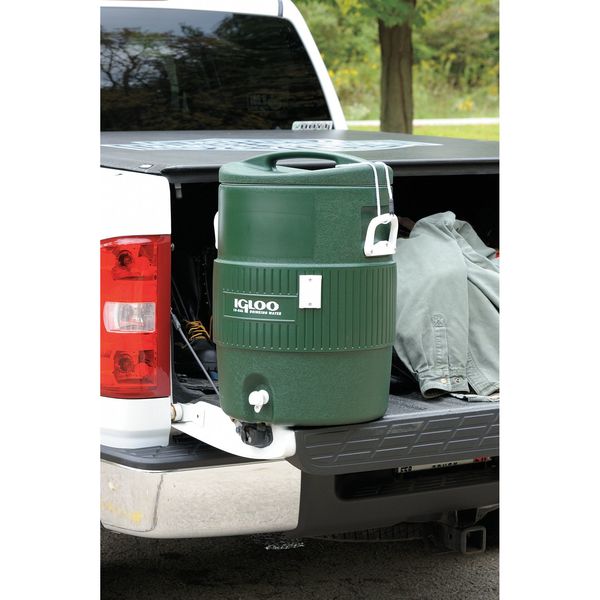 Beverage Cooler, 10 gal., Green