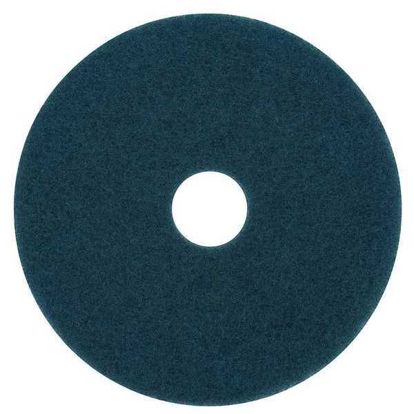 Scrubbing Pad, 20 In, Blue, PK5