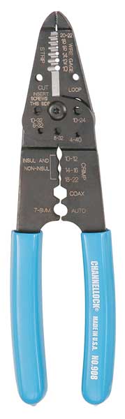 6 1/4 in Wire Stripper 10 to 20 AWG