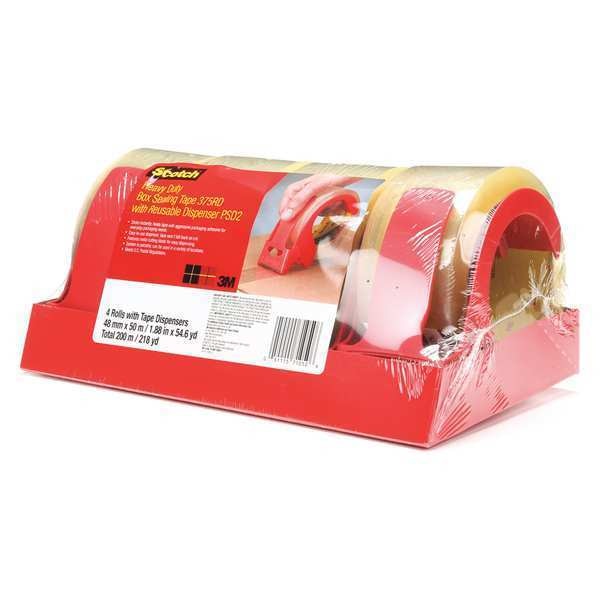 Handheld Tape Dispenser Kit, 2 In., PK4