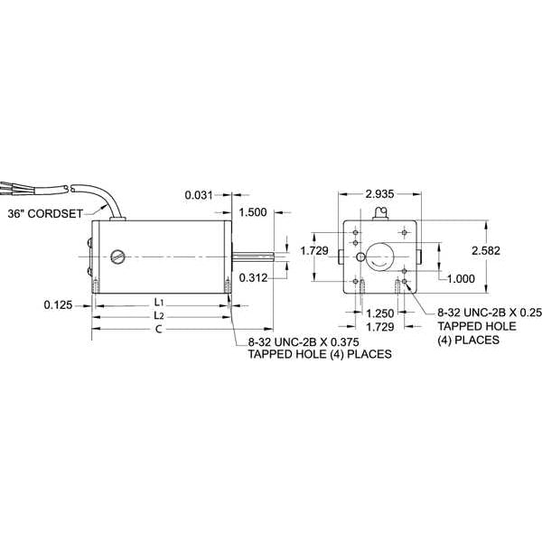 DC Mtr, PM, TENV, 1/20 HP, 1725rpm, 12/24VDC