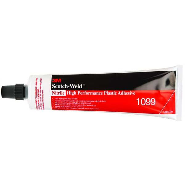 Plastic Adhesive, 1099 Series, Tan, 5 oz, Tube
