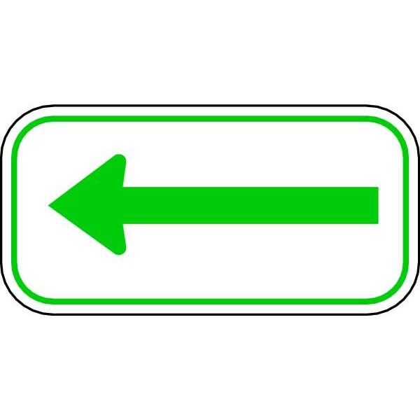 Arrow Supplemental Parking Sign, 6