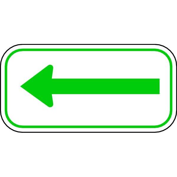 Arrow Supplemental Parking Sign, 6