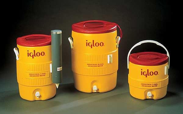 Beverage Cooler, 2 gal., Yellow