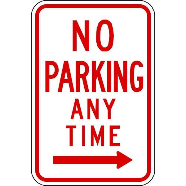 No Parking Any Time Sign, 18