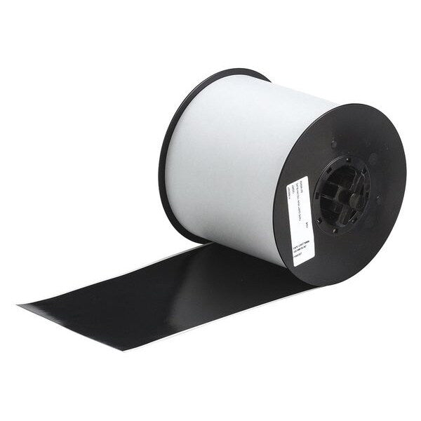Label Tape Cartridge, Black, 100ft L, 4In W