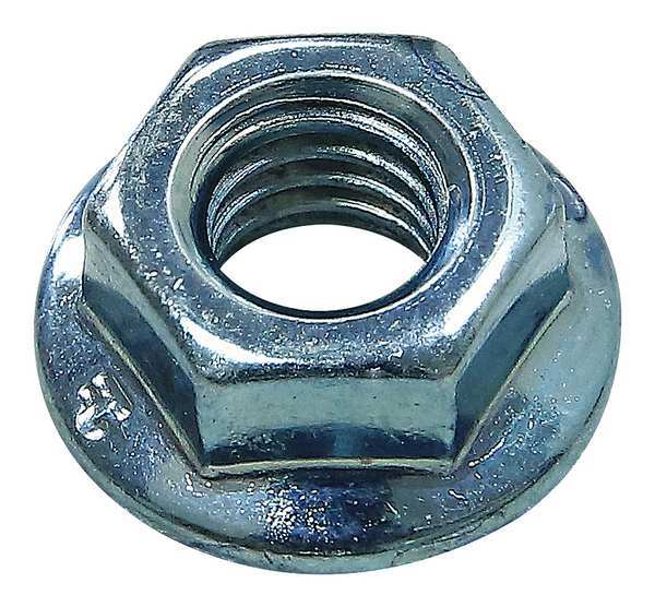 Flanged Hex Nut, 30 Series, Zinc