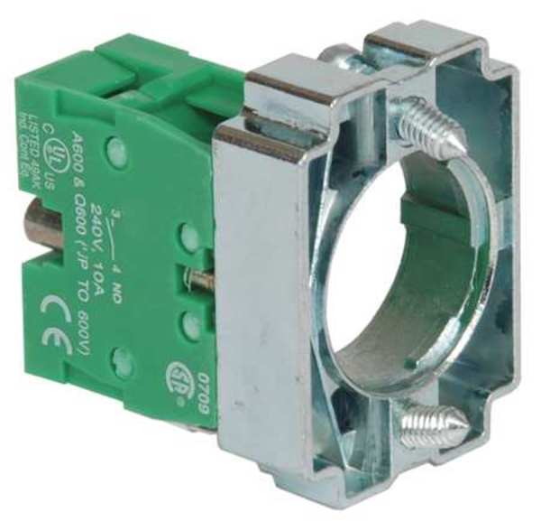 Contact Block, Mounting Base, 22Mm, 1NO