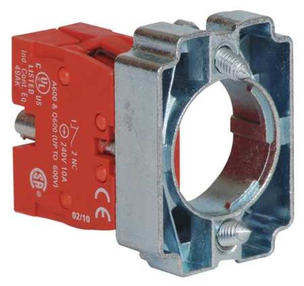 Contact Block, Mounting Base, 22Mm, 1NC