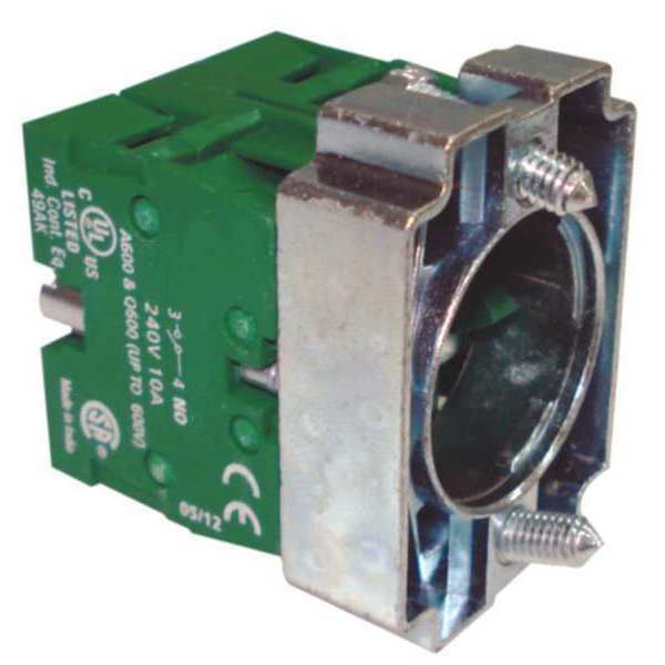 Contact Block, Mounting Base, 22Mm, 2NO