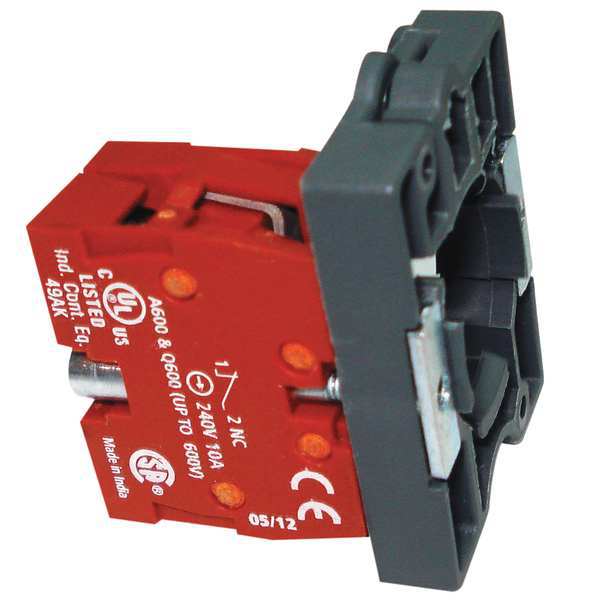 Contact Block, Mounting Base, 22Mm, 1NC