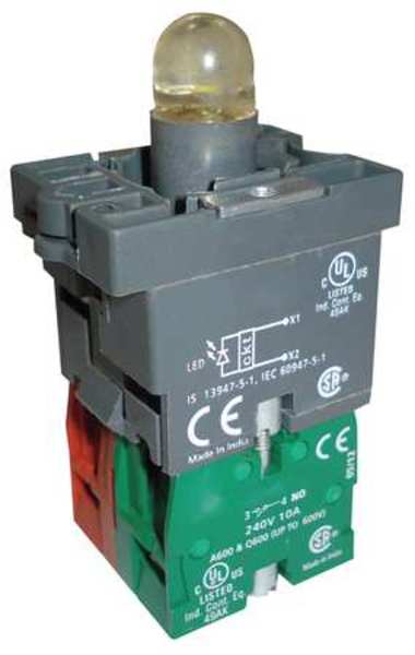 Lamp Module and Contact Block, 1NO/1NC
